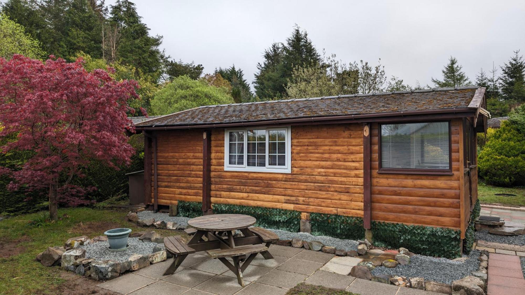 Villa Snowdonia Log Cabin 2 à Trawsfynydd Extérieur photo